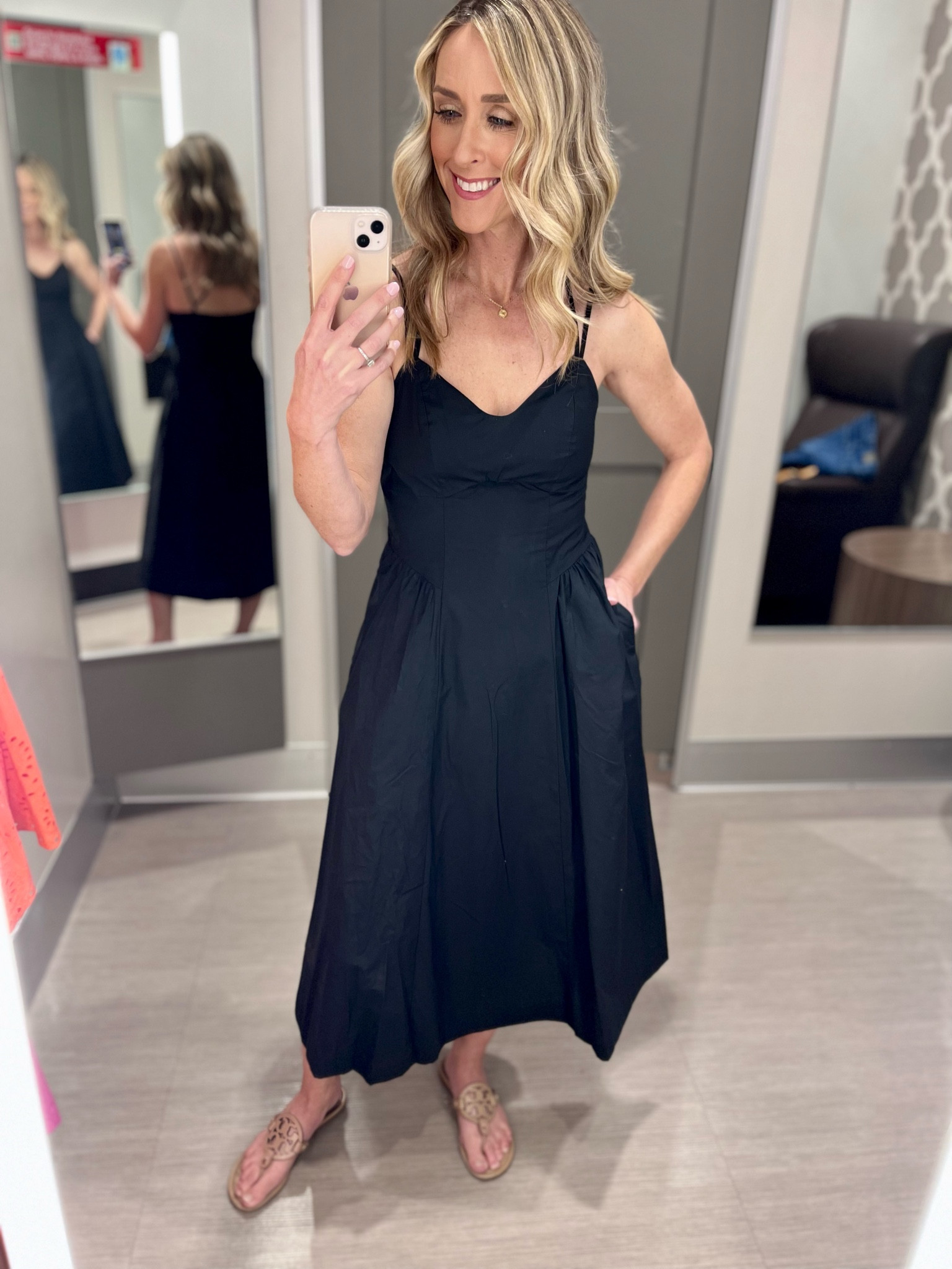 Target…women’s sleeveless dress. Wearing an XS. 

#LTKSeasonal #LTKstyletip #LTKwedding