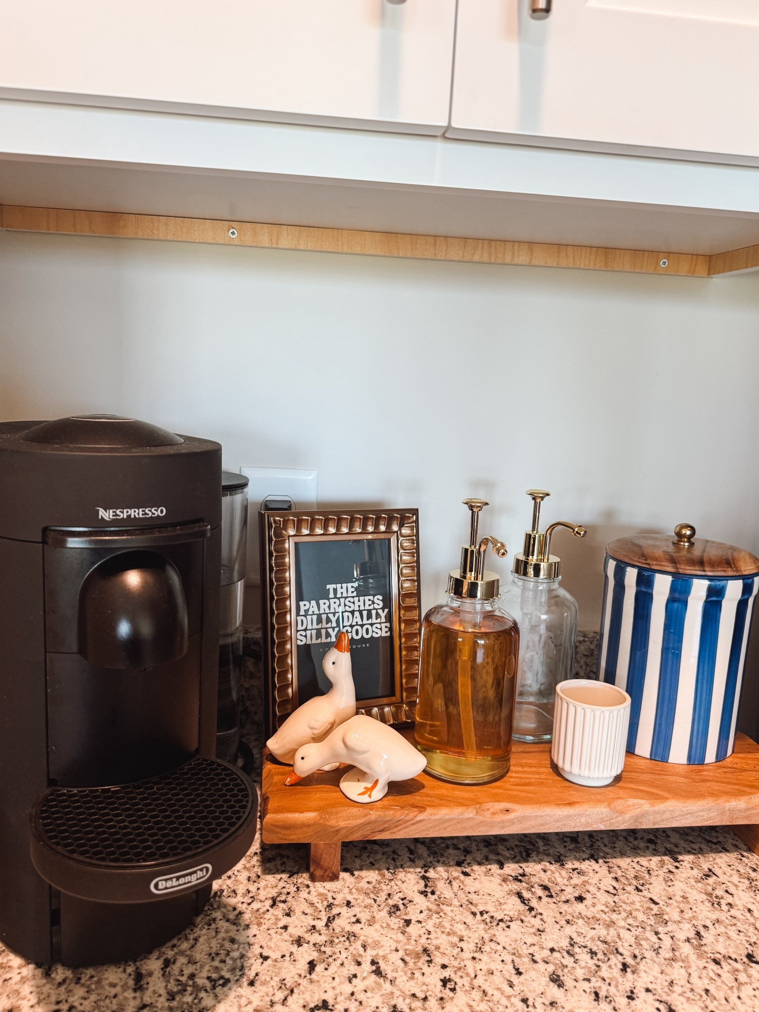 Simple Modern Coffee Bar/Nook/Station | Organic Modern | Ducks/Geese | Thrifted Finds

#LTKHome #LTKFamily #LTKSeasonal
