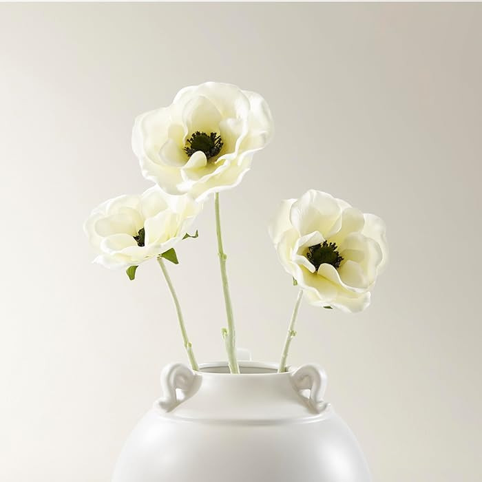Z Gallerie Anemone Ivory Artificial Floral Stem Home Decor Accent - Ivory | Amazon (US)