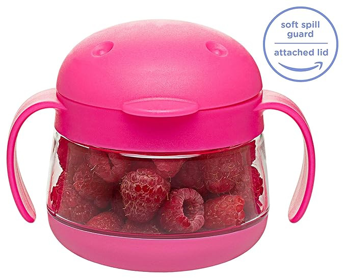 Ubbi Tweat Snack Container - Hot Pink - 9 Oz | Amazon (US)