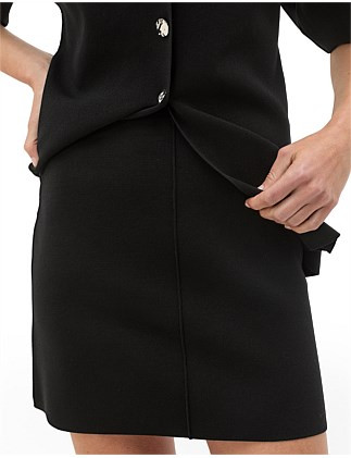 CREPE KNIT SEAM DETAIL SKIRT | David Jones (Australia & New Zealand)