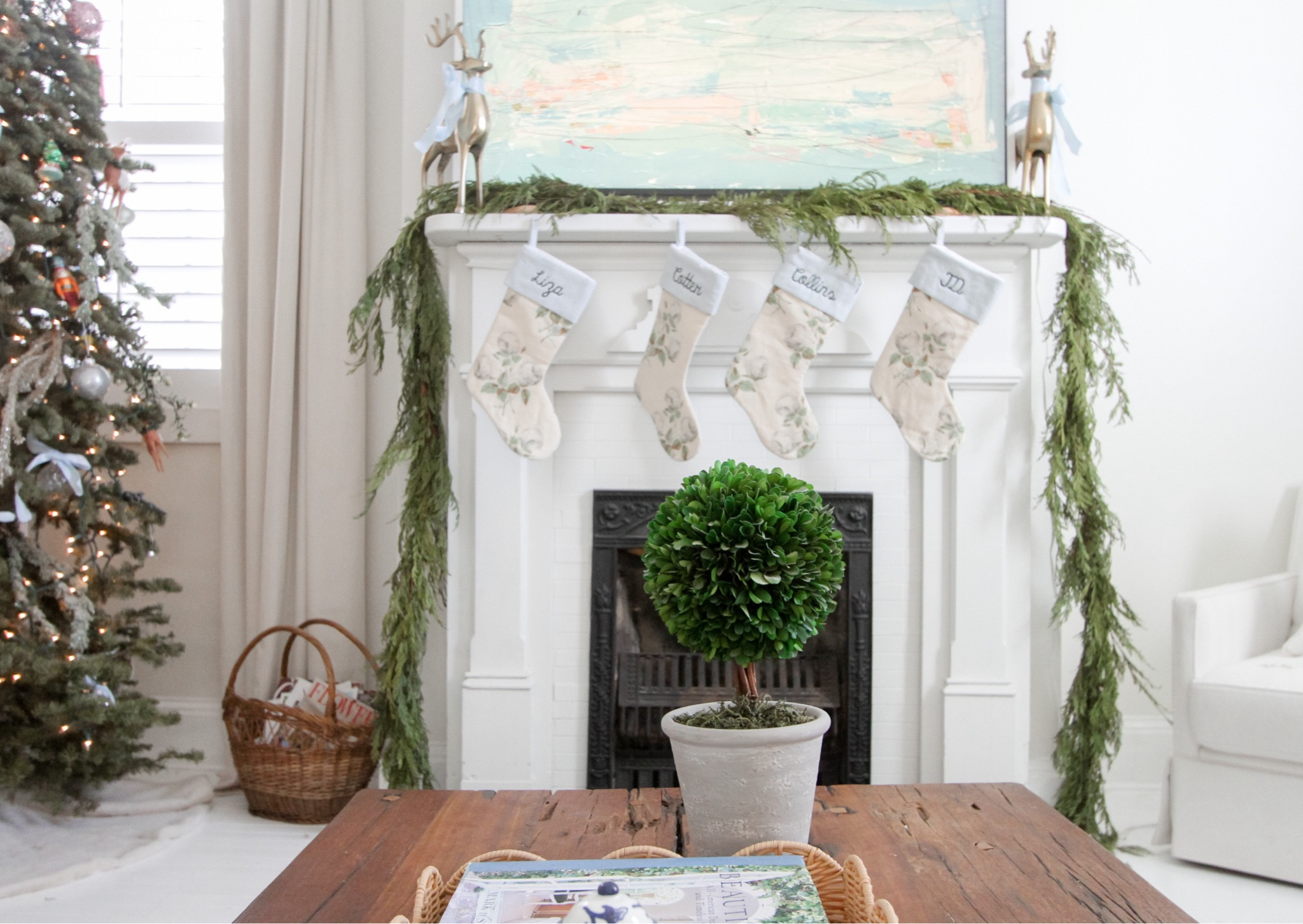 Designer fabric stockings 

#LTKCyberWeek #LTKSeasonal #LTKHoliday