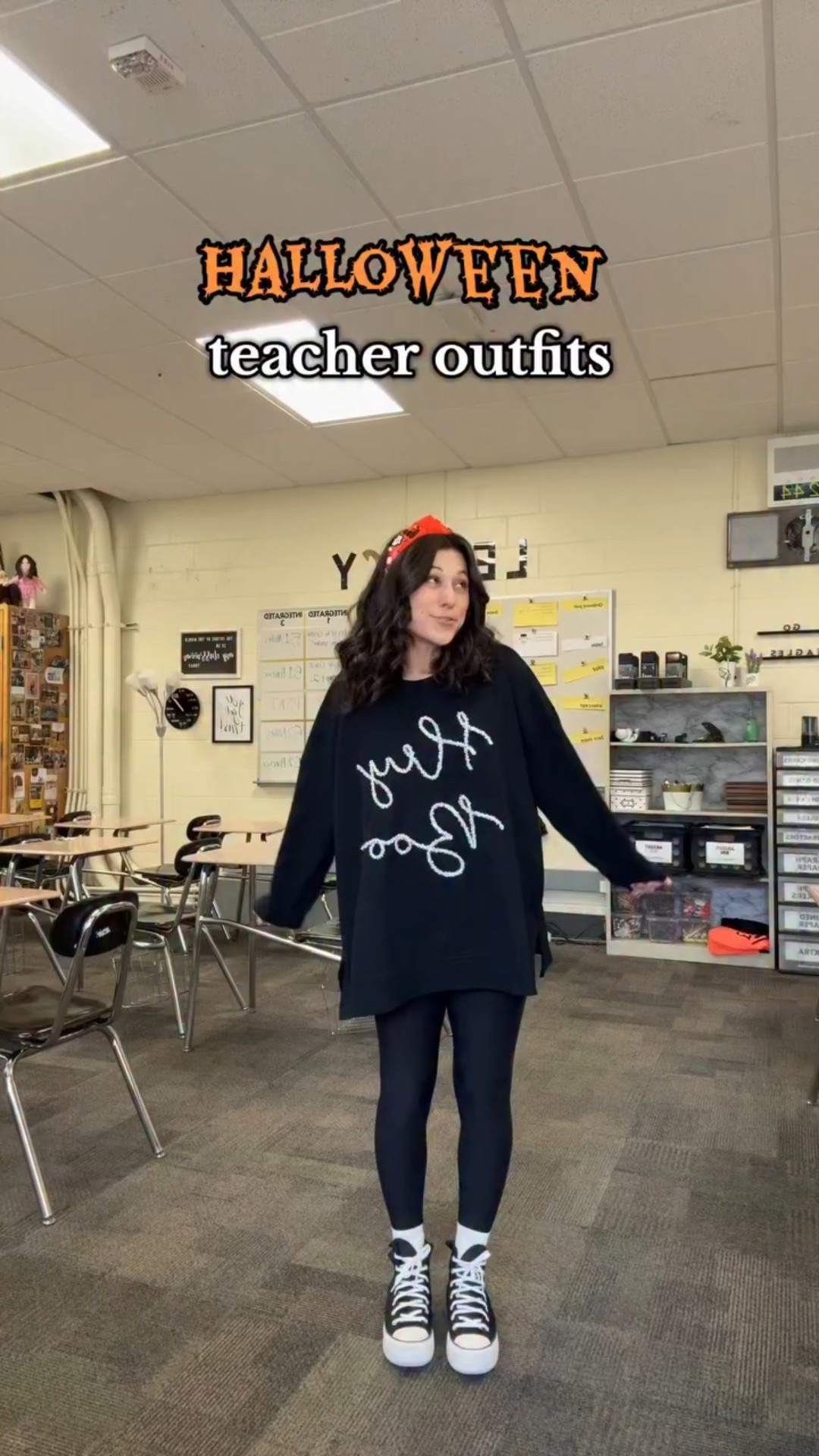 Happy Halloween! Which one was your fave? 🎃 #halloweenlook #halloweenoutfit #teacherhalloween #outfitsoftheweek #halloween2025

#LTKFindsUnder50 #LTKHoliday #LTKStyleTip