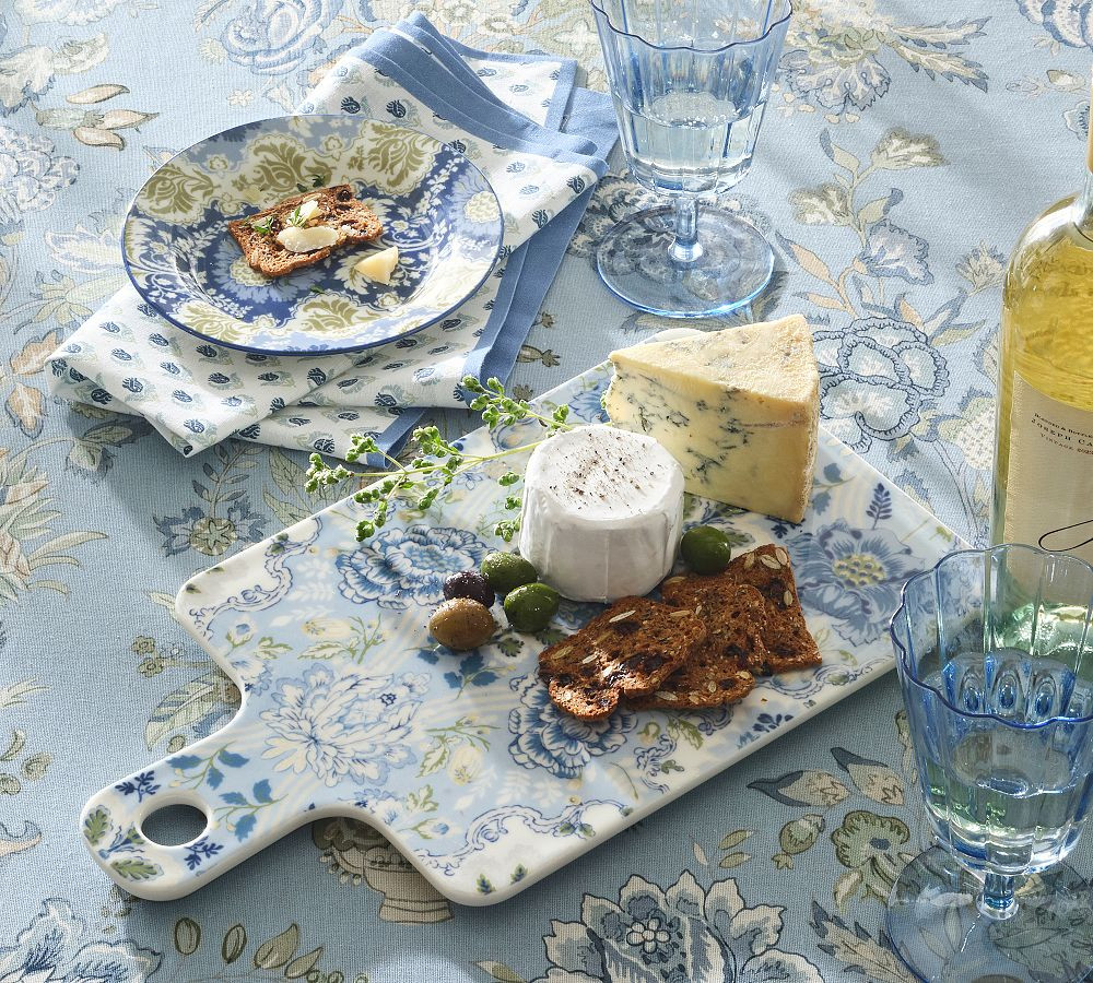 Kravet Arboretum Stoneware Cheese Board | Pottery Barn (US)