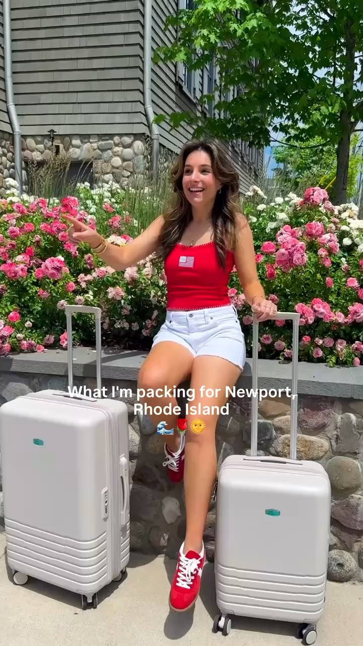 Packing is such a breeze with the Adventure Seeker Bag set from @Bagsmart 🧳  

Summer staples / coastal travel / coastal granddaughter / classic style / luggage / packing cubes / white shorts / flag tank top / new england summer / travel must haves / roller bags

#LTKgrwm #LTKSeasonal #LTKTravel