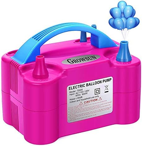 Growsun Portable Electric Air Balloon Pump 110V 600W Balloon Blower Inflator For Party Decoration... | Amazon (US)