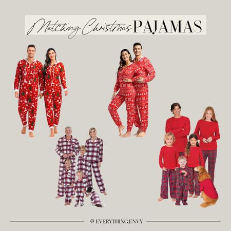 Christmas matching pajamas for the family! 

#LTKGiftGuide #LTKSeasonal #LTKHoliday
