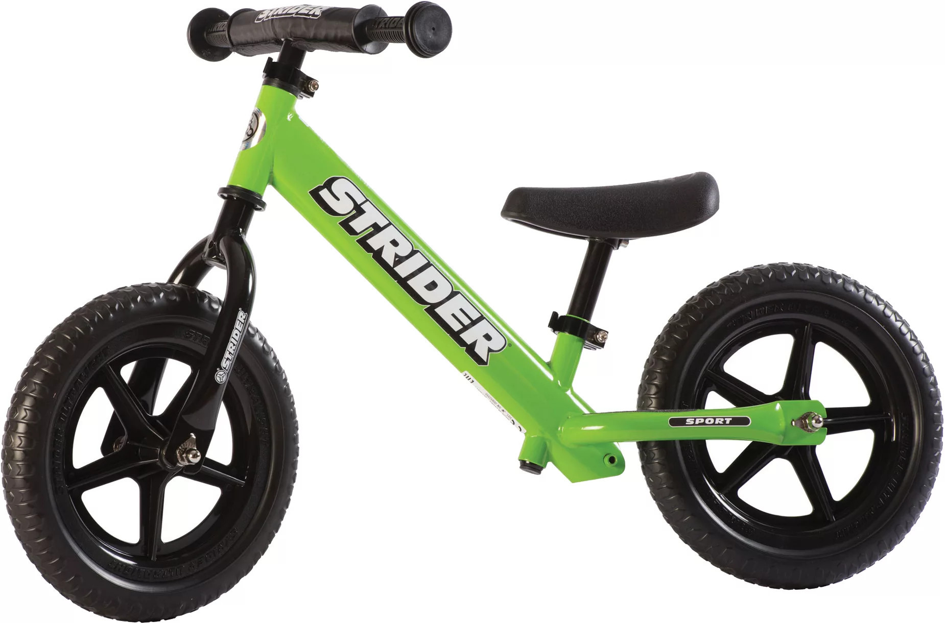 Strider Sport No-Pedal Balance 12" Bike | 12" | Boys' | Green | Bikes | Youth Bikes | Toddler Bikes | Boys Toddler Bikes | DICK'S Sporting Goods