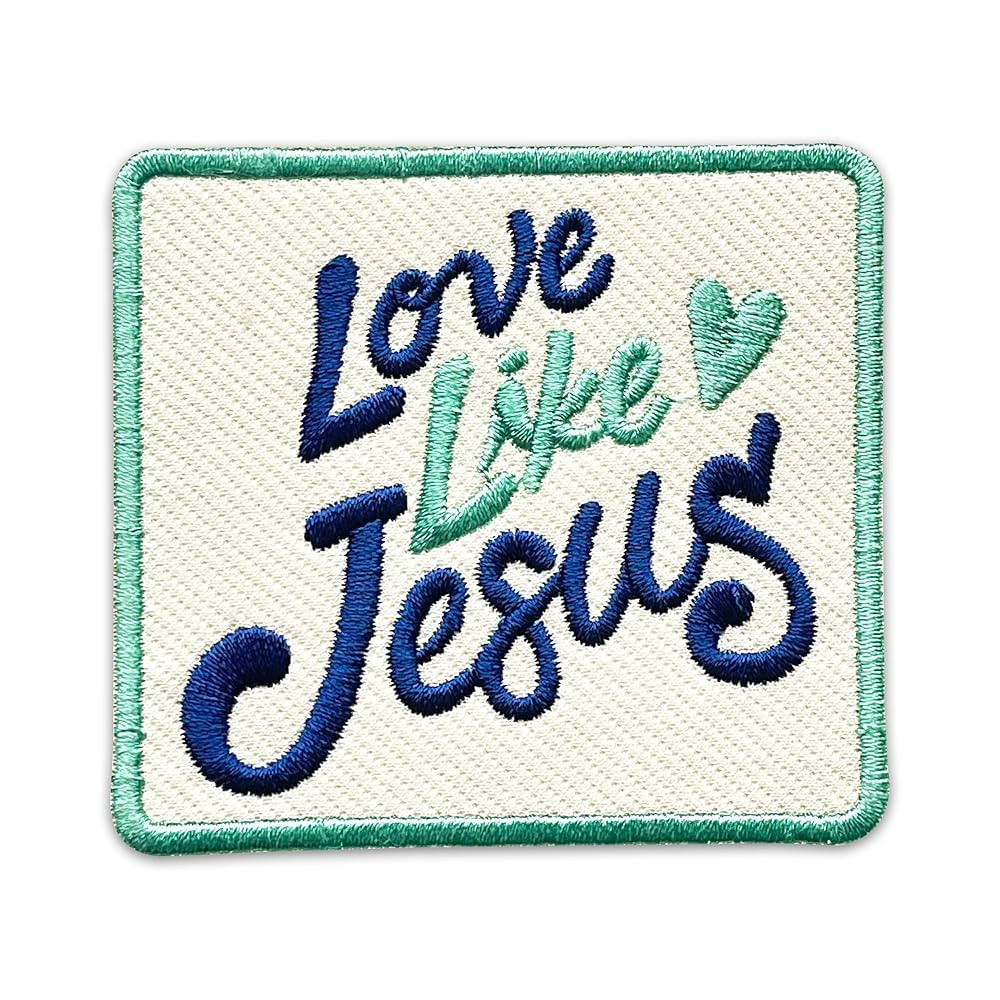 Love Like Jesus Embroidered Patch Religious Christian Embroidery Patches Scripture Bible Verse Se... | Amazon (US)