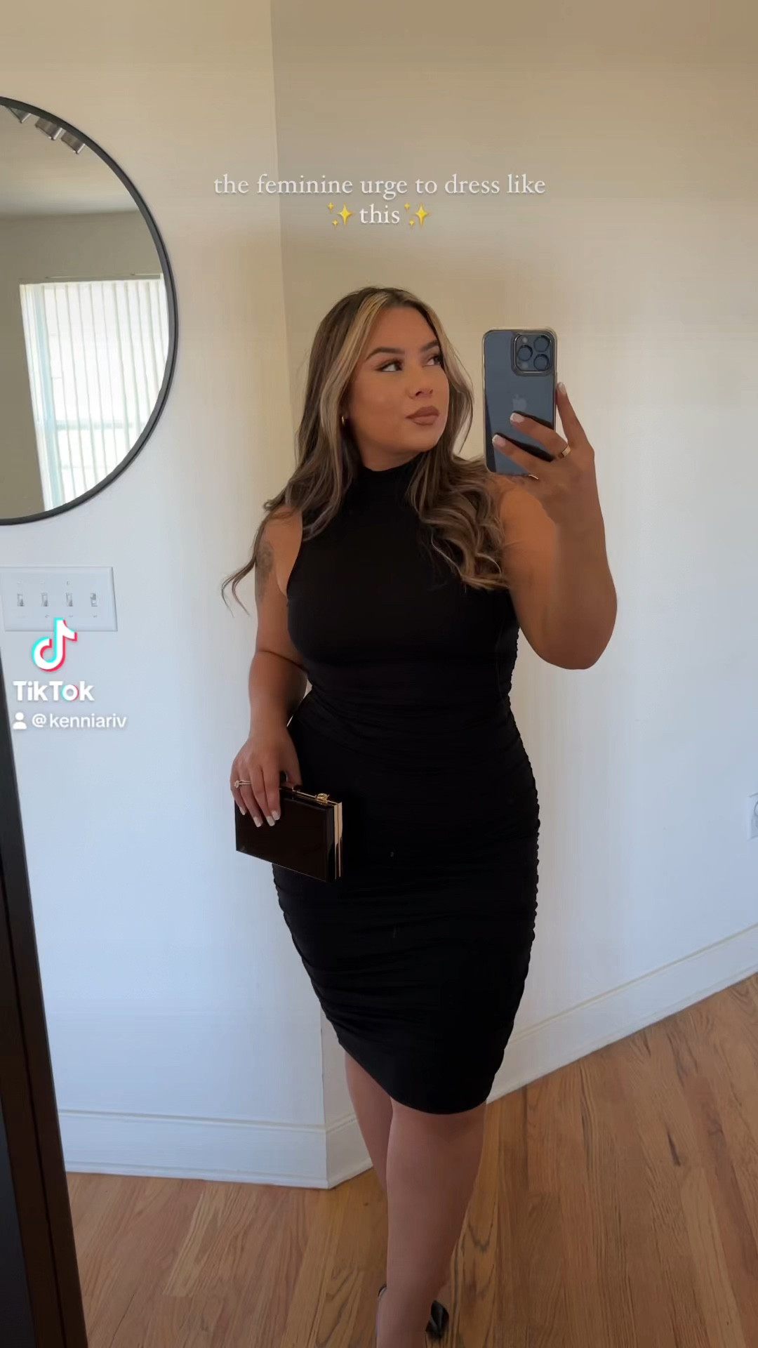 For the long sleeve dress - they website currently has it in maternity however reading description because it may work if you size down🥰🖤

#LTKstyletip #LTKSeasonal #LTKmidsize