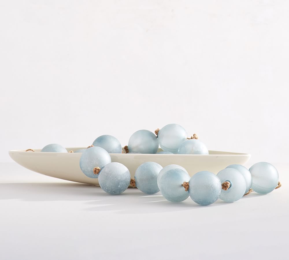 Handcrafted Sea Glass Beaded Garland | Pottery Barn (US)