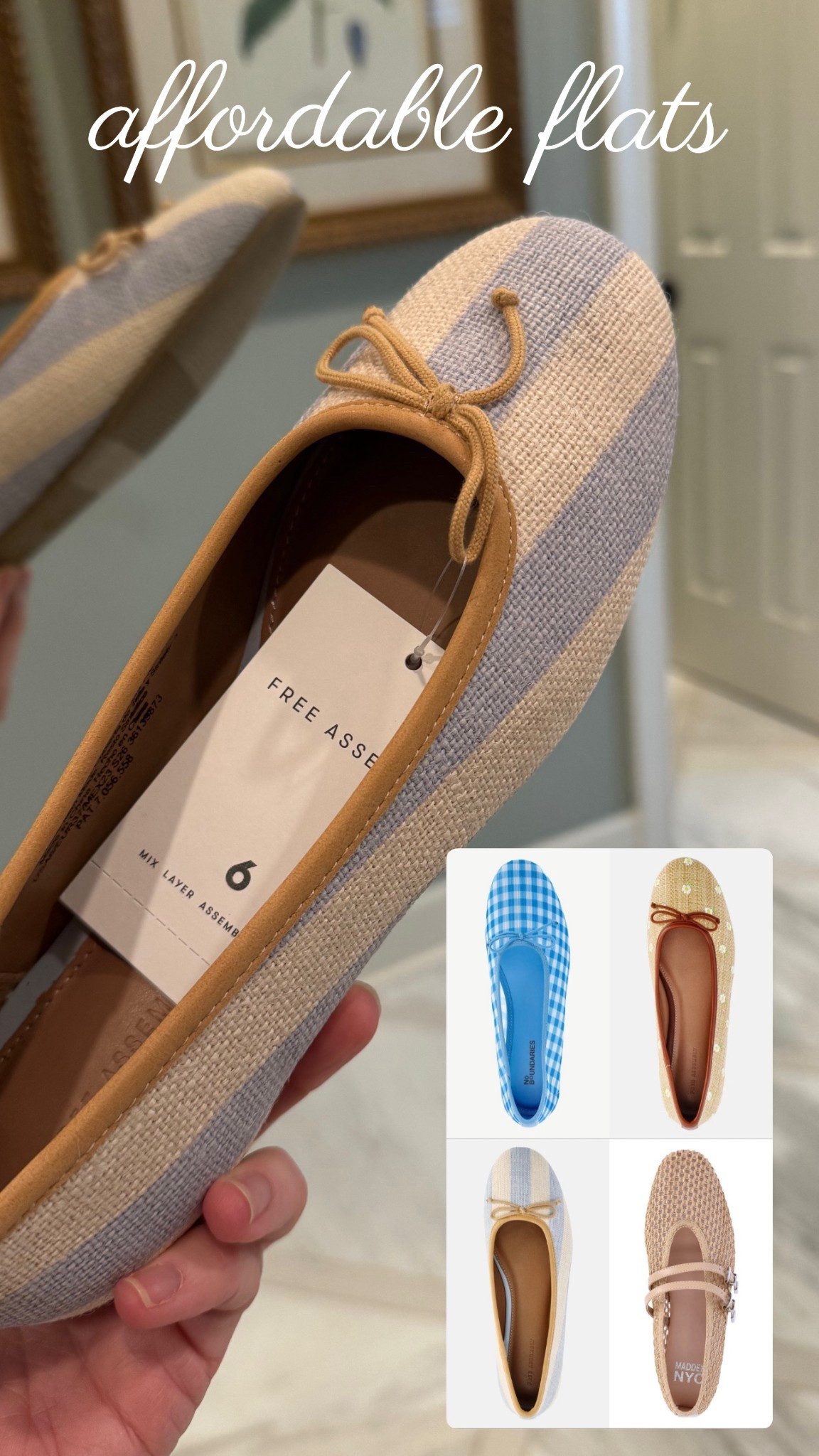 Walmart flats / ballet flats / affordable shoes 

#LTKSeasonal #LTKmomlife #LTKootd