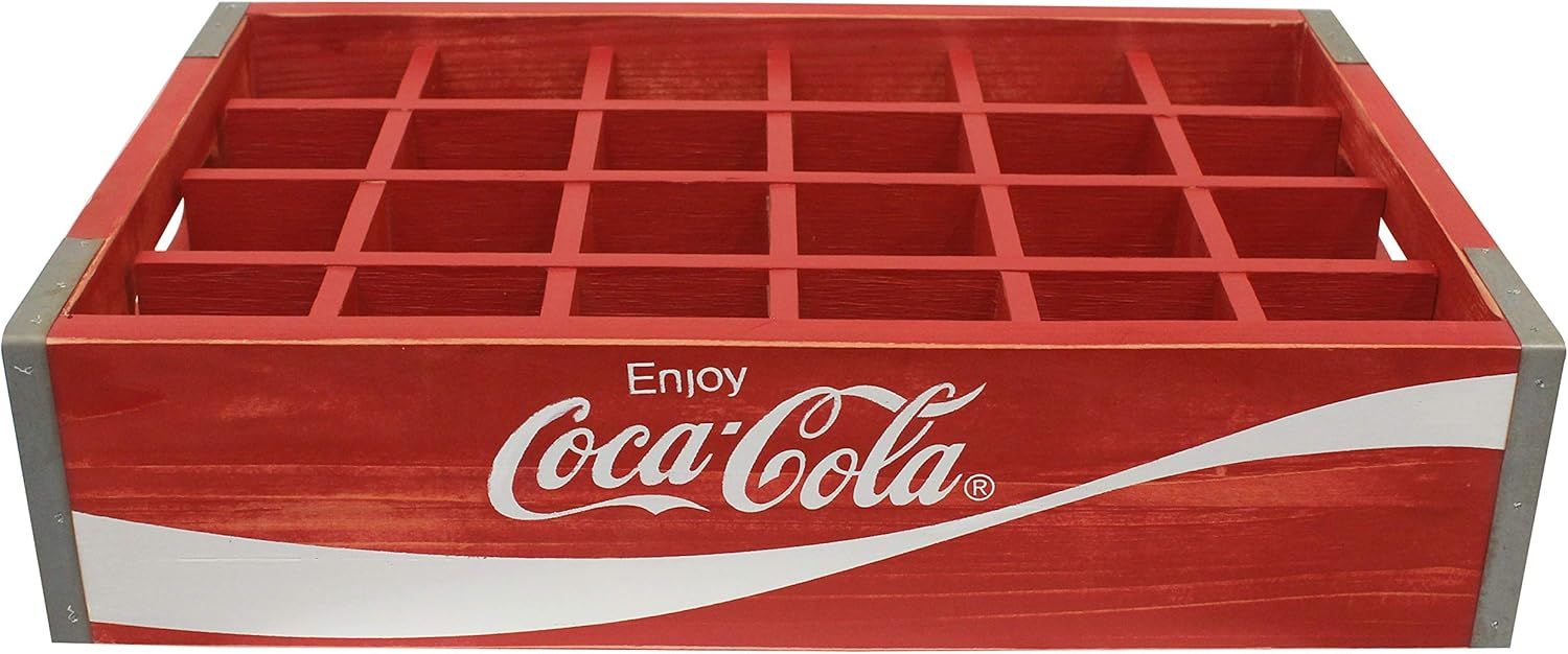 Leigh Country CP 98253 Red Vintage Wooden Coca-Cola Cubbies Serving and Storage Crates | Amazon (US)