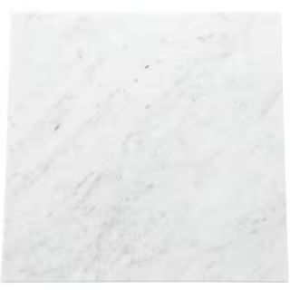 Daltile Natural Stone Collection Carrara White 12 in. x 12 in. Polished Marble Floor and Wall Til... | The Home Depot