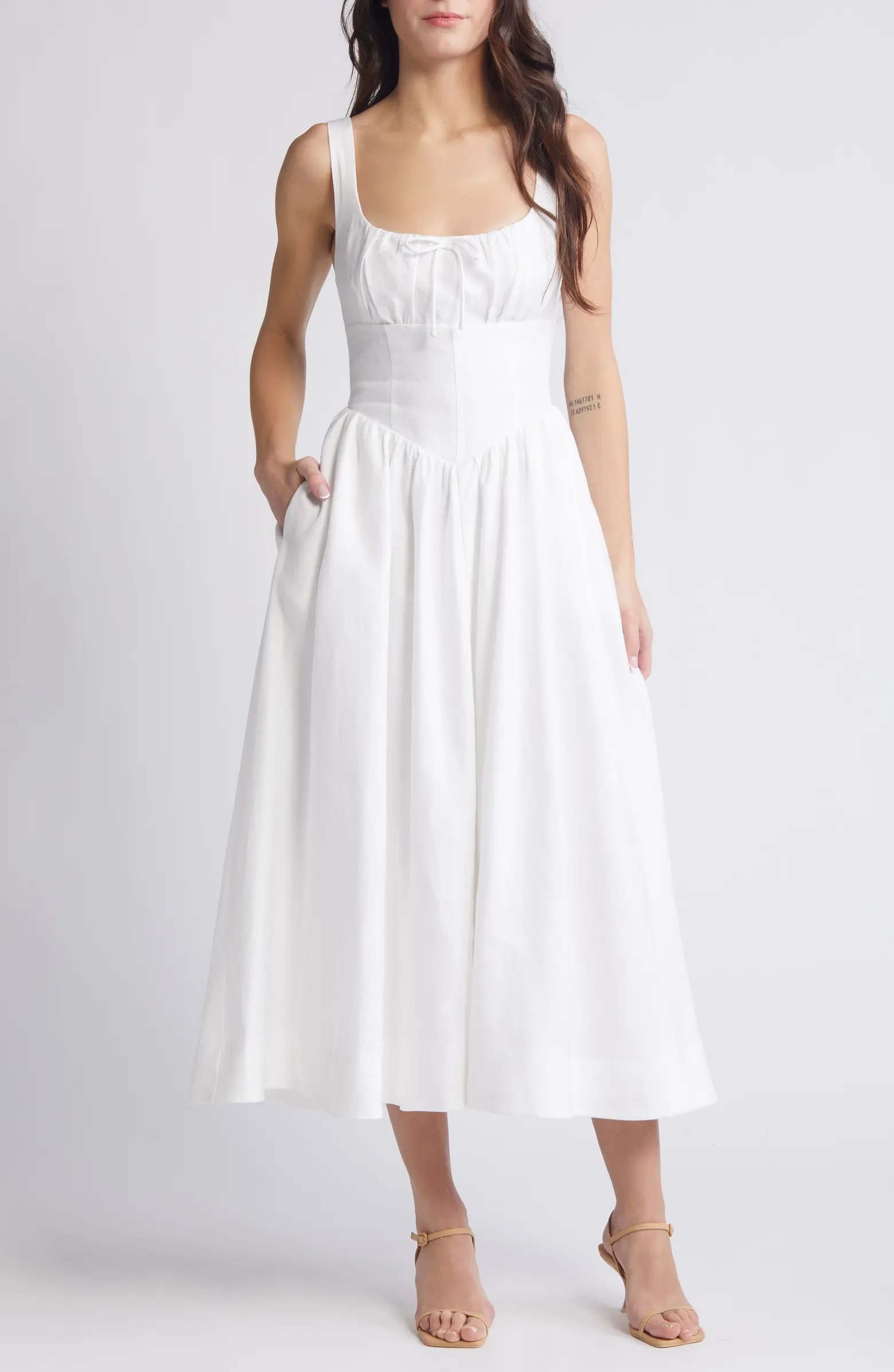 Balia Linen Sundress | Nordstrom