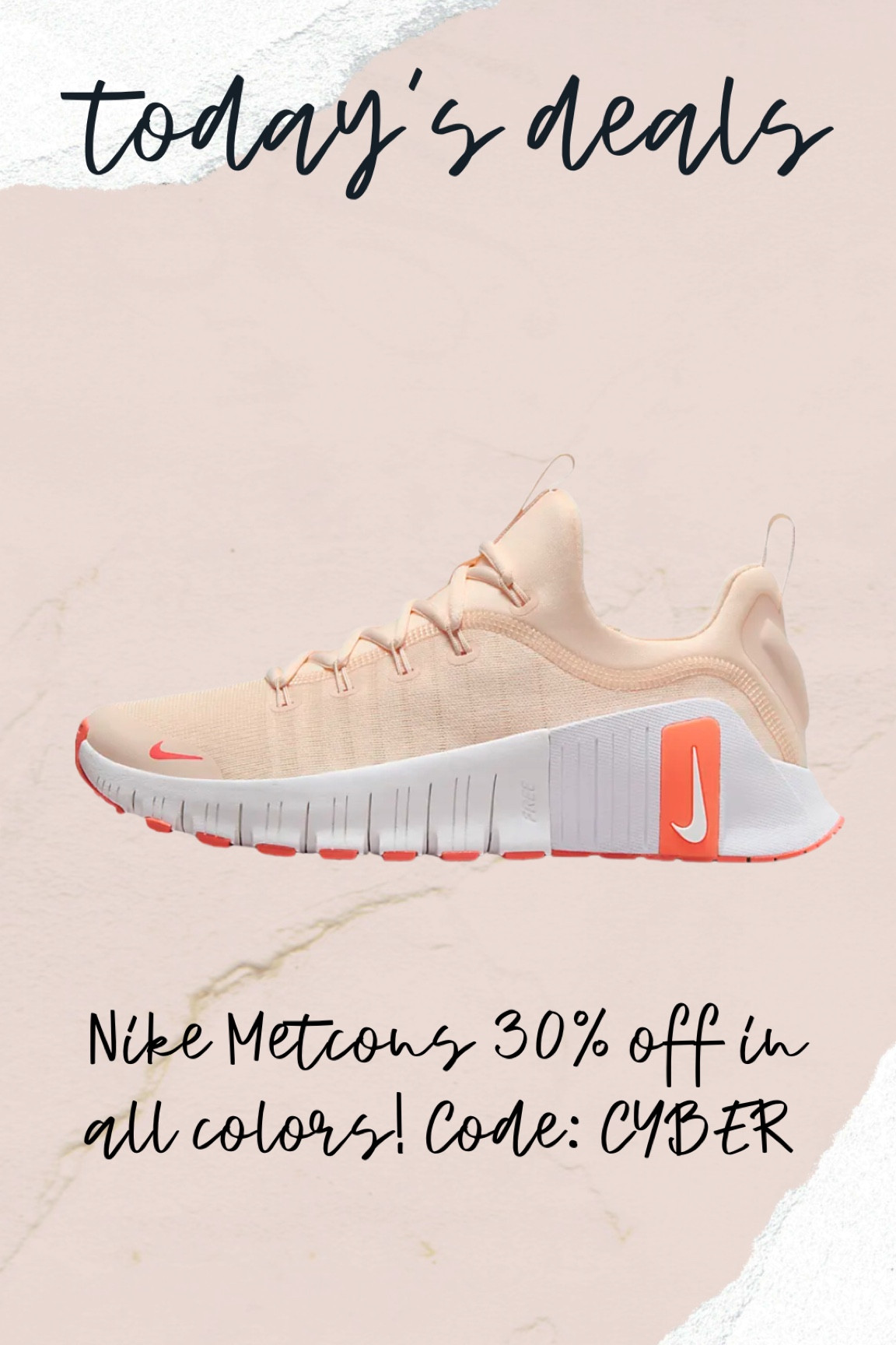  Nike Metcon sneakers 30% off! Code: CYBER 

#LTKShoeCrush #LTKFitness #LTKCyberWeek