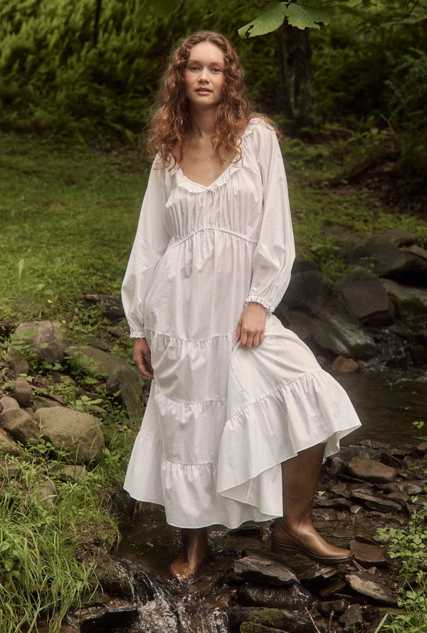 The "Vivienne" Iconic White Ballet Nightgown | Eileen West
