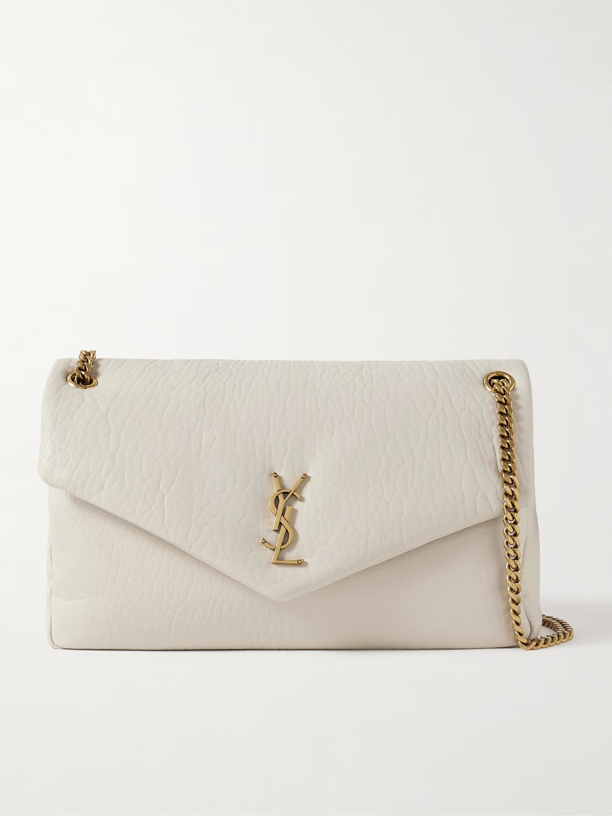 Calypso large padded textured-leather shoulder bag | NET-A-PORTER (UK & EU)