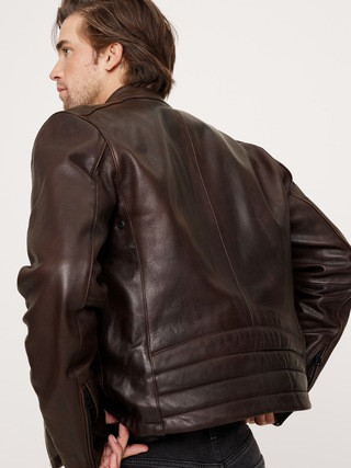Leather Biker Jacket | Banana Republic (US)