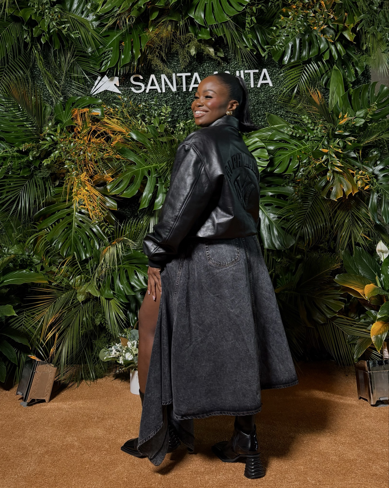 Black NY Yankee jacket & denim skirt 

#LTKdayinmylife #LTKootd #LTKgrwm