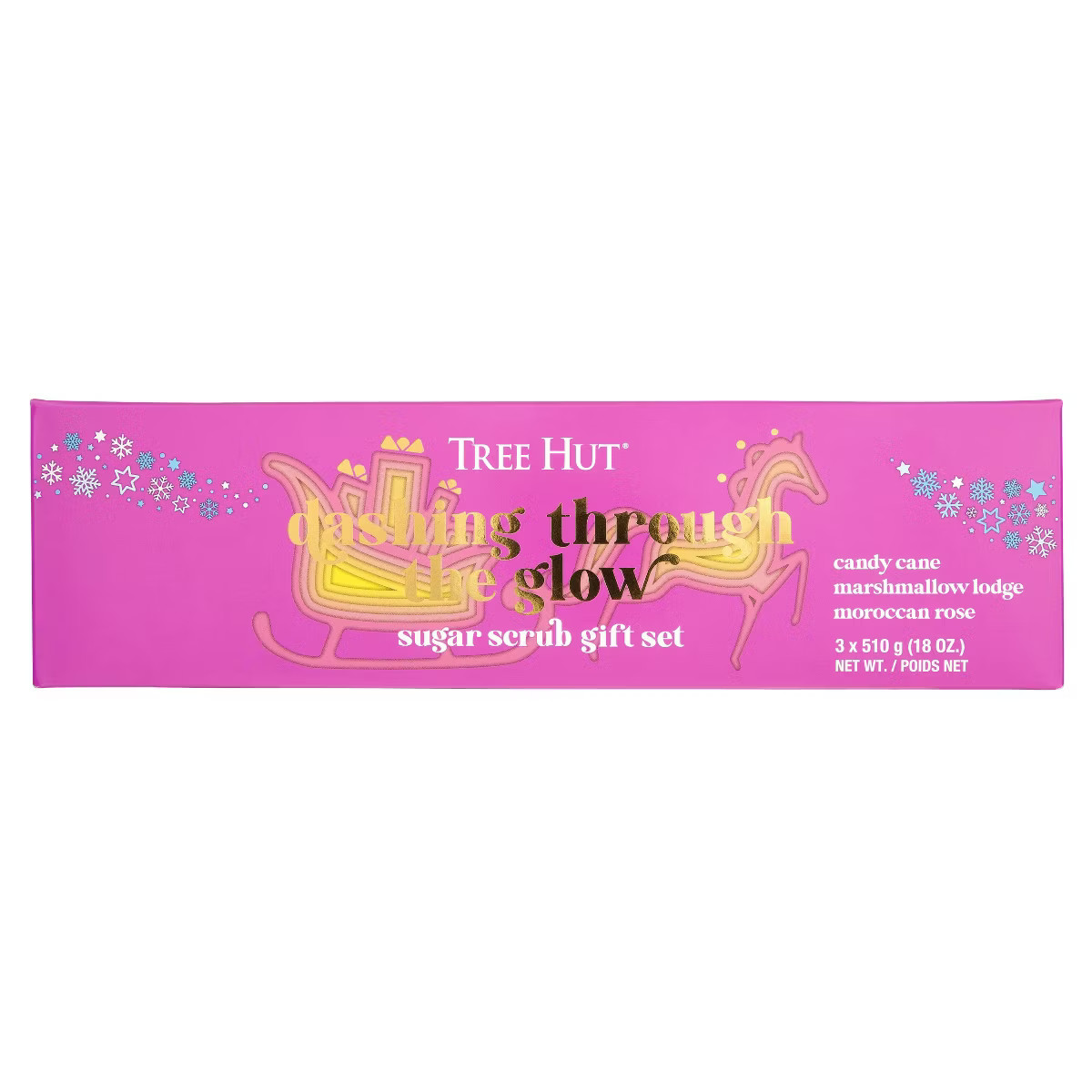 Tree Hut Dashing Through the Glow Body Scrub Gift Set - 3ct | Target