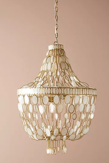 Oval Capiz Chandelier | Anthropologie (US)