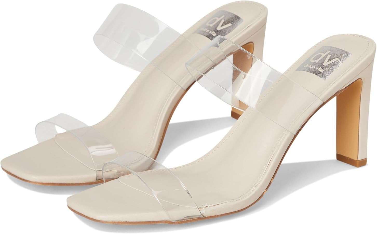Dolce Vita DV Women's SHEELA Heeled Sandal, CLEAR, 9.5 | Amazon (US)