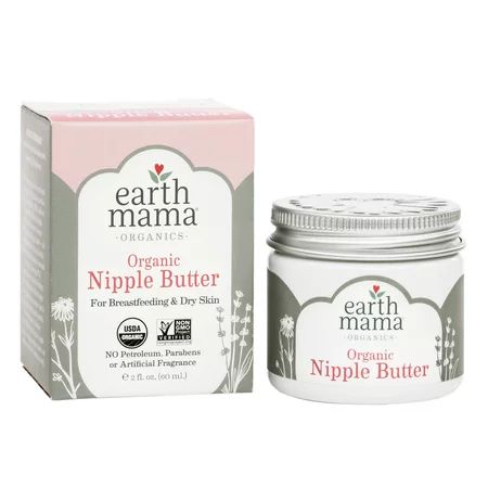 Earth Mama Organic Nipple Butter for Breastfeeding and Dry Skin (2 Fl. Oz.) | Walmart (US)