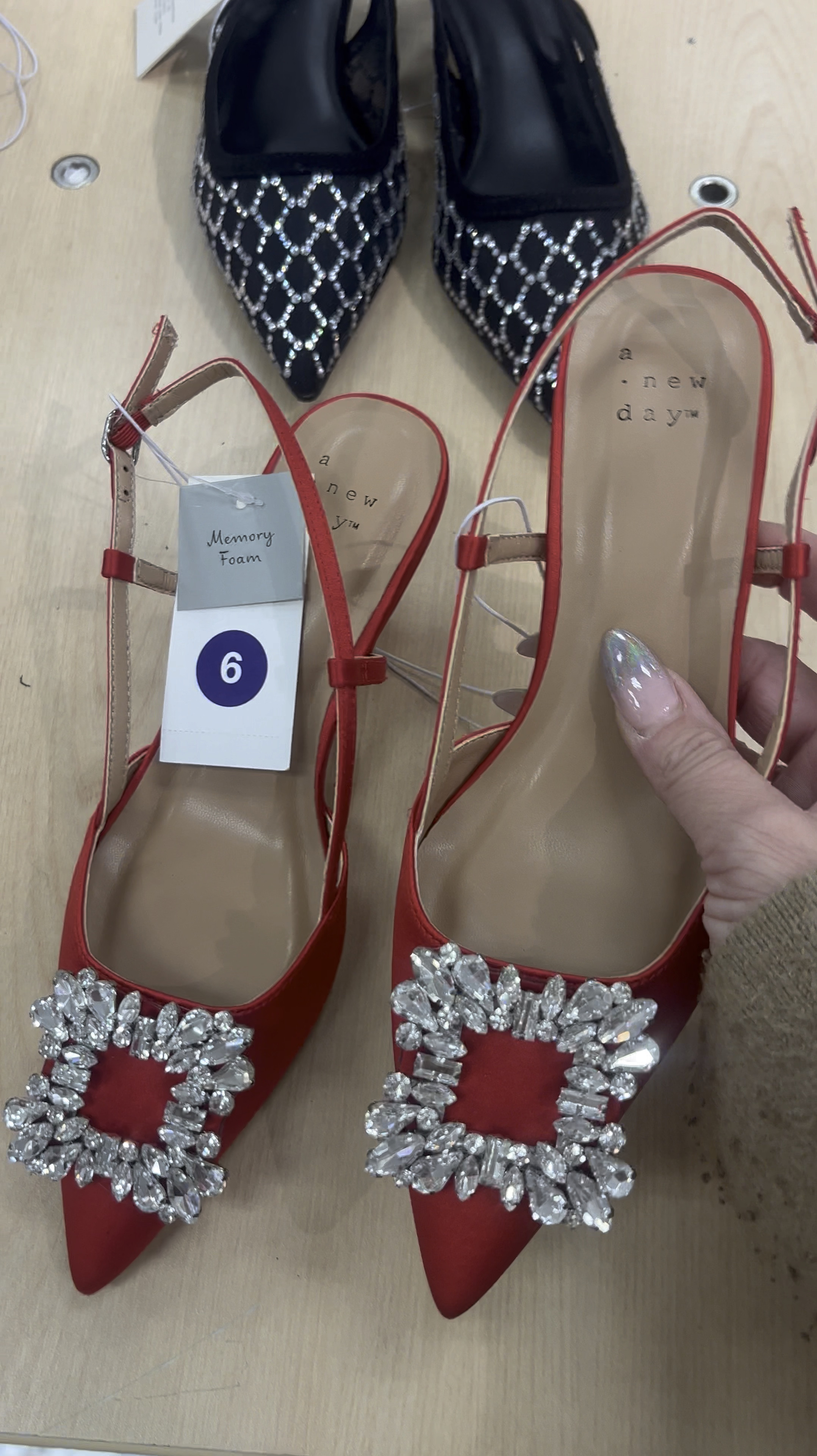 Target holiday shoes have arrived! Designer inspired holiday party shoes, They are gorgeous and only $30! ❤️ The red shoes are my favorite! Come in multiple colors, kitten heels, slingback shoes, perfect to wear to holiday parties, gift idea, gifts for her @target #LaidbackLuxeLife

Hey Beautiful! Feel free to comment on this post if you have any questions! 🫶🏽

Follow me for more fashion finds, beauty faves, lifestyle, home decor, sales and more! So glad you’re here!! XO, Karma

#LTKHoliday #LTKGiftGuide #LTKShoeCrush