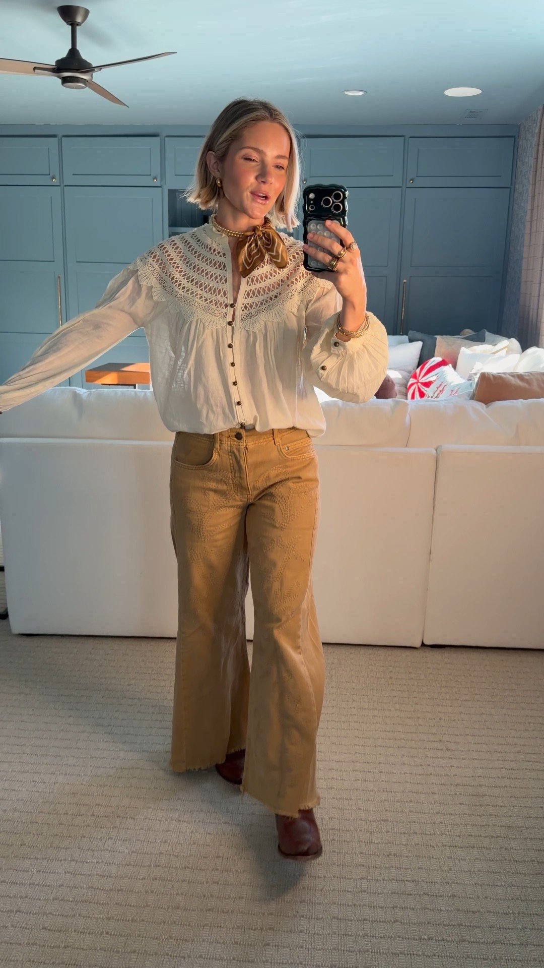 Loving this neutral but still funky winter outfit from @anthropologie #anthropartner 

#LTKootd