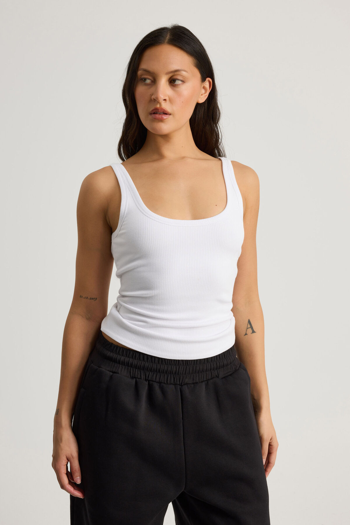 Authentics Scoop Neck Tank | Cotton On (US)