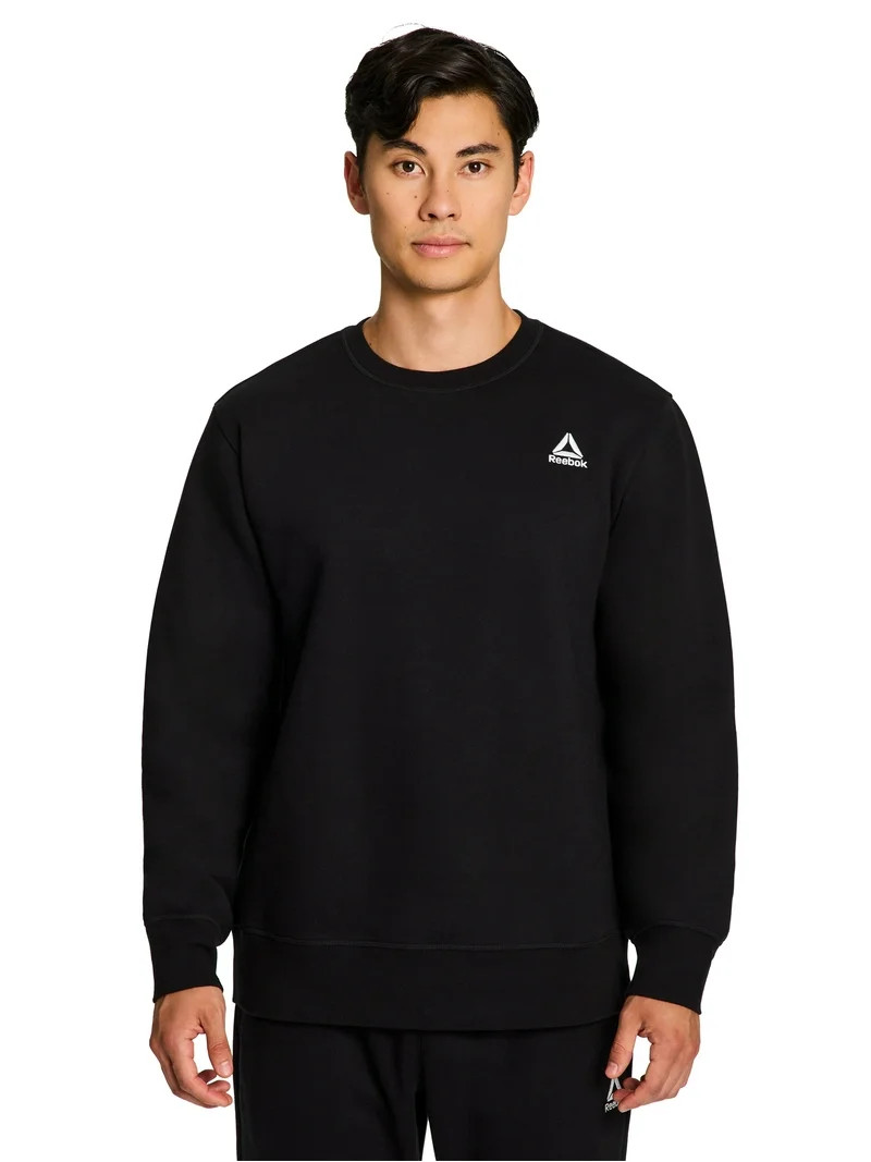 Reebok Men's and Big Men's Fleece Crewneck Sweatshirt, Sizes XS-5XL | Walmart (US)