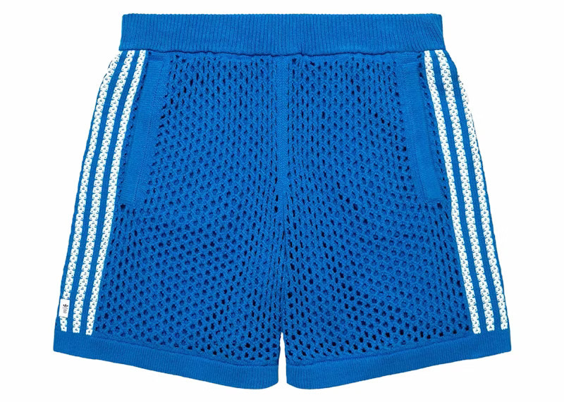 Adidas x Edison Chen Crochet Shorts in Blue | StockX