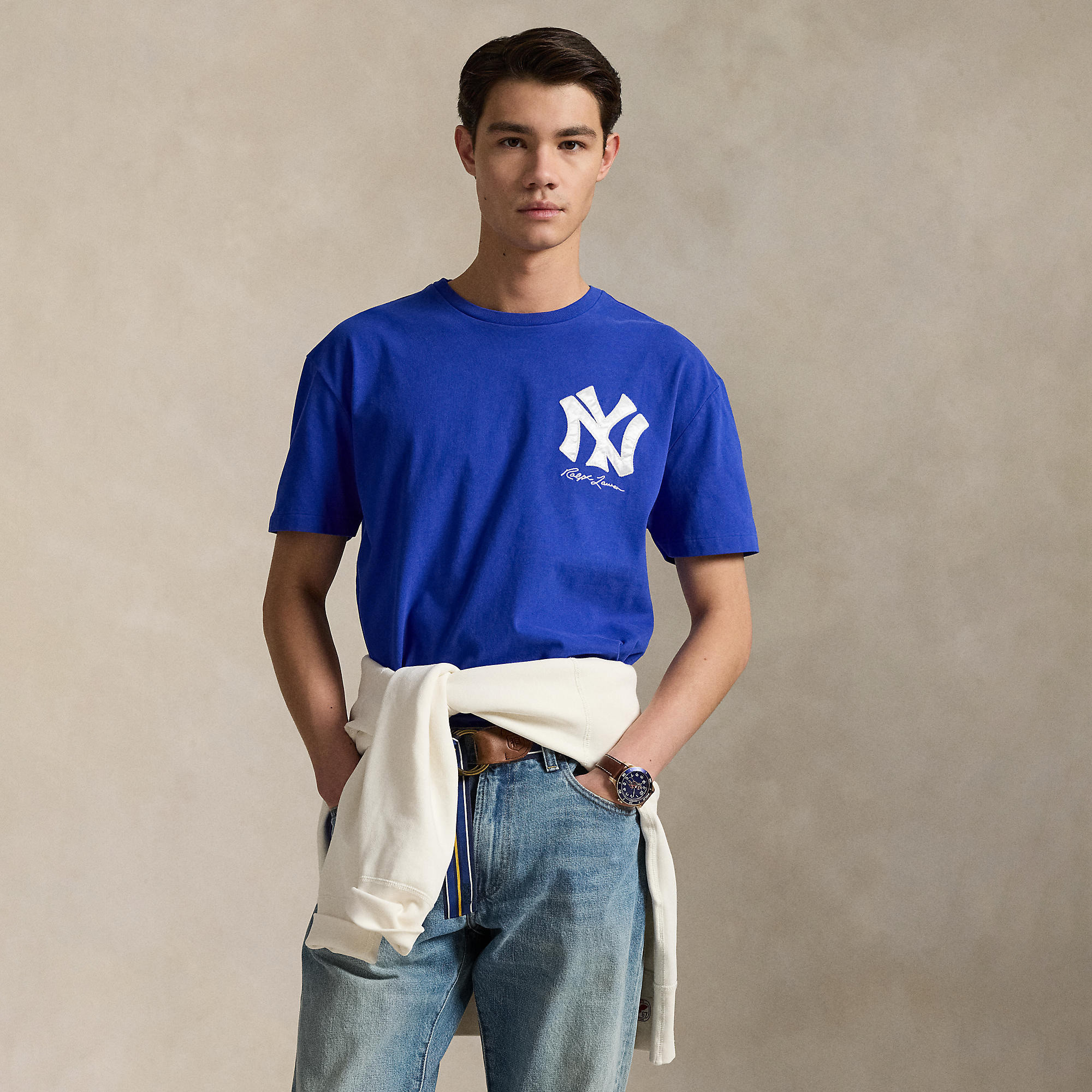 Polo Ralph Lauren Royal Yankees Jersey T-Shirt | Fanatics
