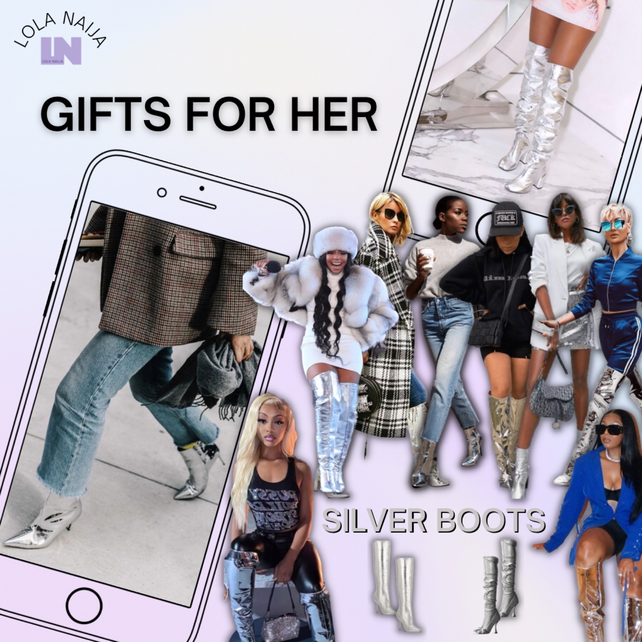 The trend that keeps on trending. Silver boots are the black boots of this season. It’s the look you want to get into and use as a substitute for black, white, or cream. 

Pair the boots with jeans and a plaid jacket for a casual look. Dress it up with shorts and a fur. Either way, the looks are going to hit, EVERY-TIME!

#LTKSeasonal #LTKCyberweek #LTKHoliday