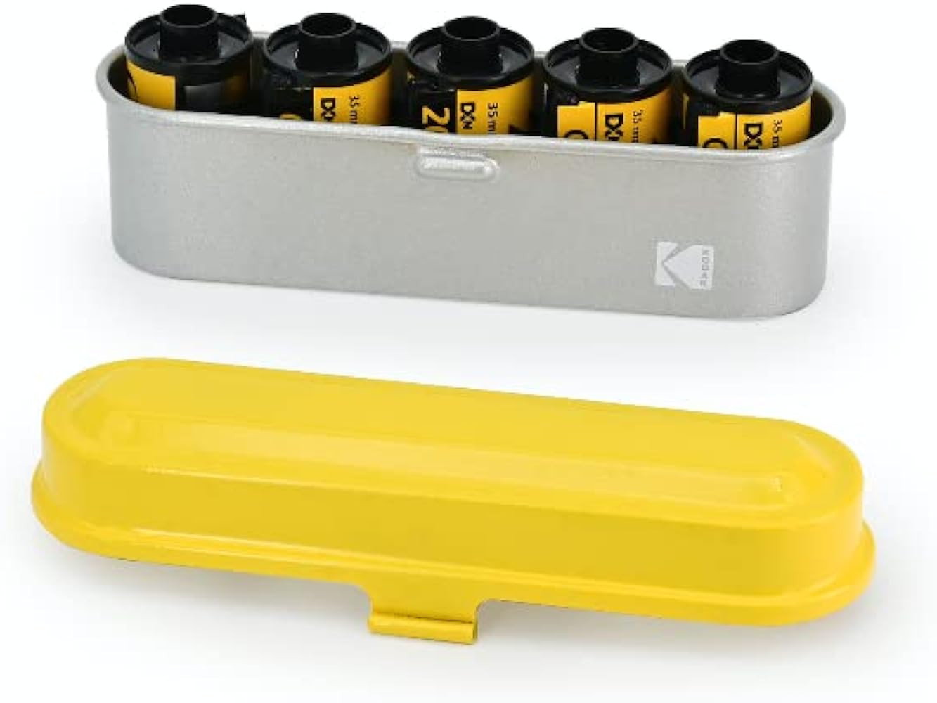 KODAK Film Case - for 5 Rolls of 35mm Films - Compact, Retro Steel Case to Sort and Safeguard Fil... | Amazon (US)
