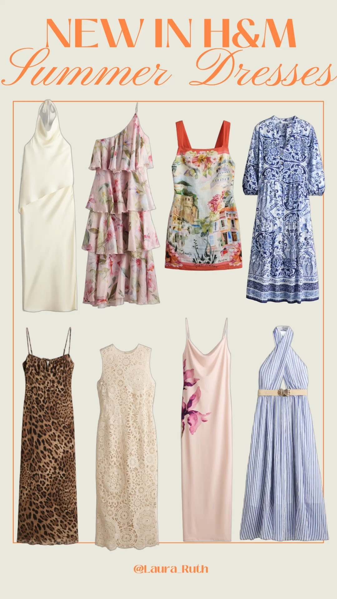 NEW IN H&M ☀️ Summer Dresses Edit 🤍 Beach cover-ups, alfresco dinner dresses, summer wedding guest outfits, holiday evening looks & effortless everyday summer style 🌸 From linen feels and pretty florals to chic minimal slips and statement prints, these new in H&M dresses have every summer occasion covered. 

 #LTKsummer #LTKwedding #LTKdresses