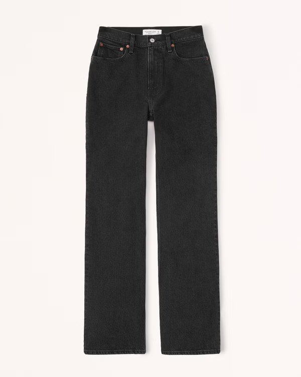 Curve Love High Rise 90s Relaxed Jean | Abercrombie & Fitch (US)