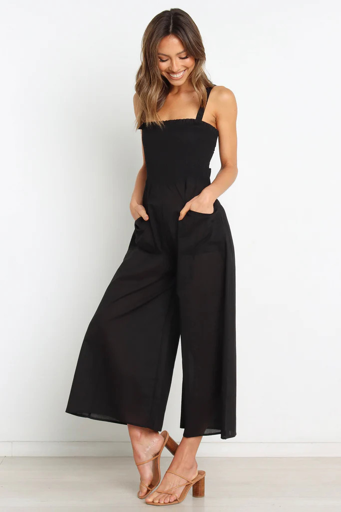Waves Jumpsuit - Black | Petal & Pup (US)