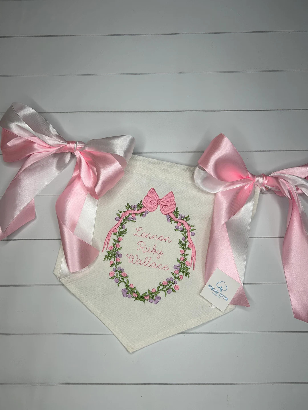 Floral Baby Banner, Birth Announcement, Baby Welcome Announcement, Hospital Door, Baby Shower Gif... | Etsy (US)