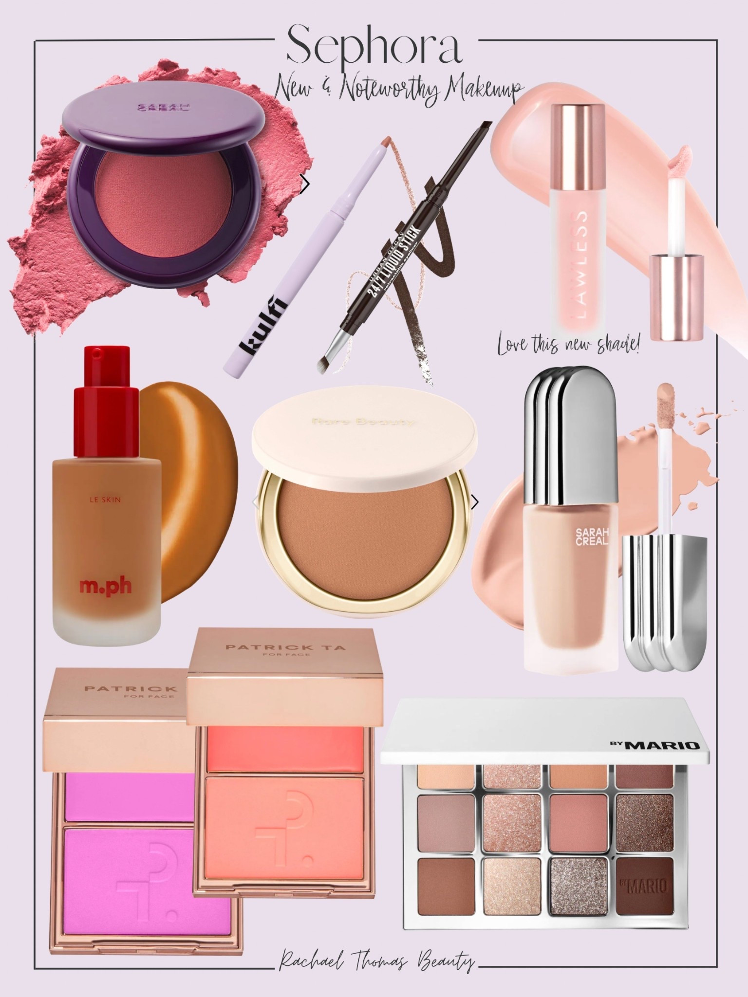 New & Noteworthy Makeup From Sephora. These are great to try during the Sephora Savings Event.

#LTKselfcare #LTKOver40 #LTKBeauty