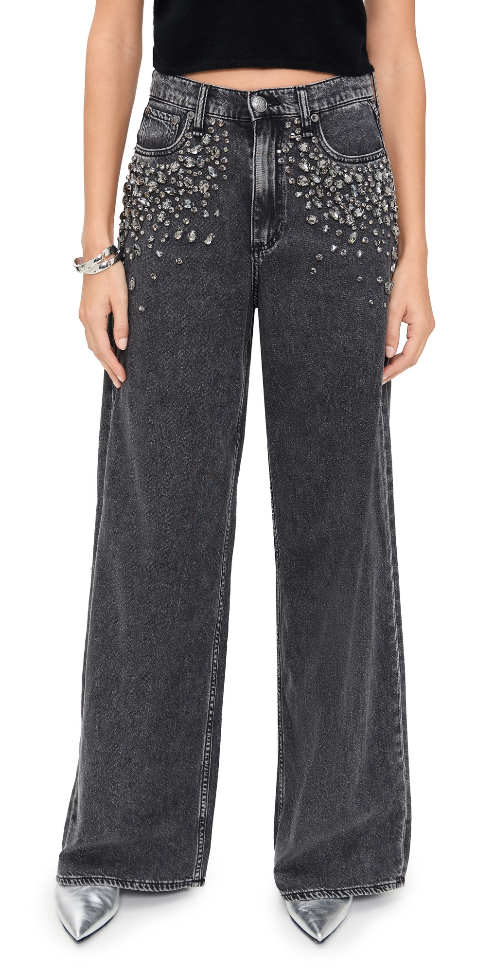 rag & bone Featherweight Sofie High Rise Wide Leg Jeans Anjwl 27 | Shopbop