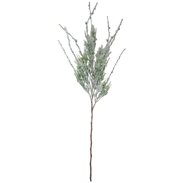 Northlight 47" White Frosted Pine Artificial Christmas Spray | Target