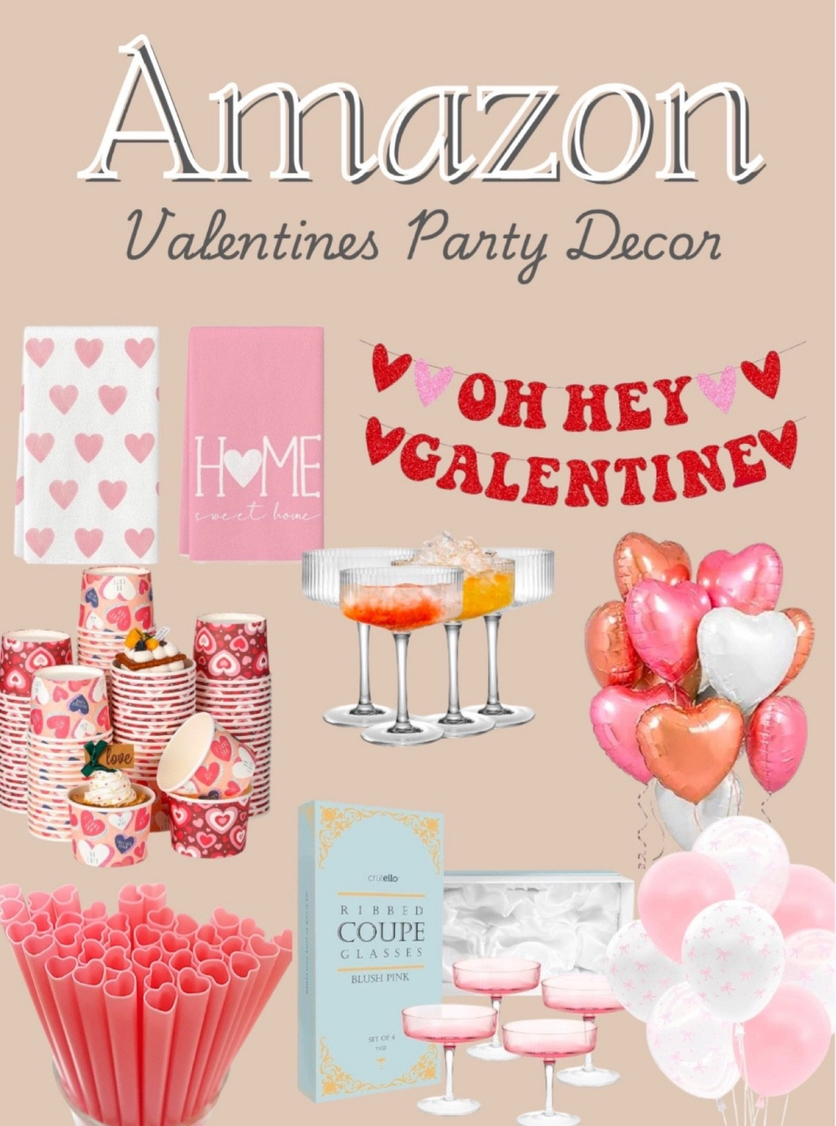 Valentines party decor from Amazon
Valentine’s decor, amazon finds, holiday, Valentine’s Day, galentines party

#LTKParties 

#LTKValentine #LTKSeasonal #LTKHome