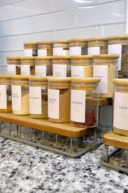 Spice jars and labels 🏷️ ✨

#LTKhome