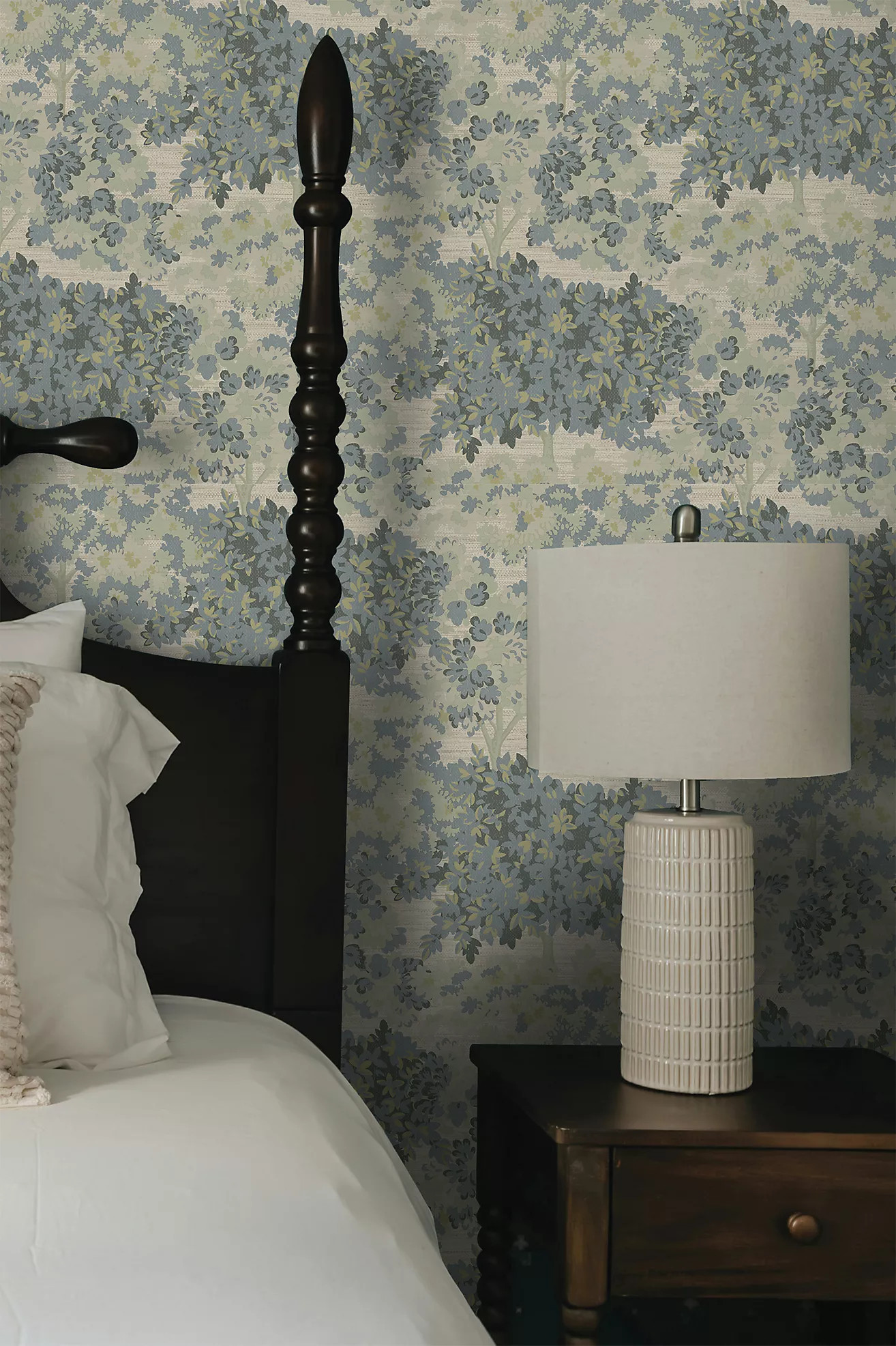 Canopy Toile Peel and Stick Wallpaper | Anthropologie (US)