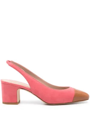 Scarosso Miranda 65mm Slingback Pumps | Pink | FARFETCH | Farfetch Global