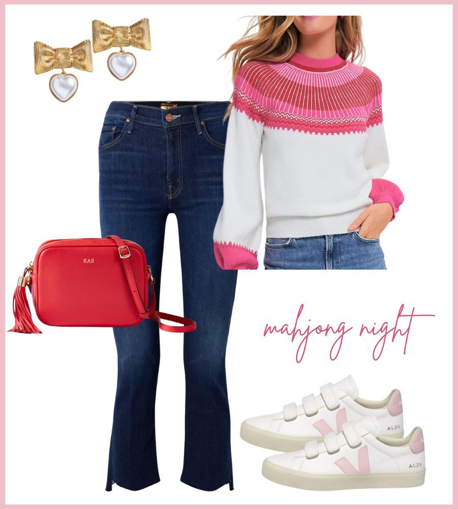 Valentine's Day outfit idea: Mahjong party. Valentine's Day outfit idea for women. Check out our Valentine's Day gift guides on DoSayGive.com! ❤️ 

 #LTKFindsUnder50 #LTKFindsUnder100 #LTKStyleTip