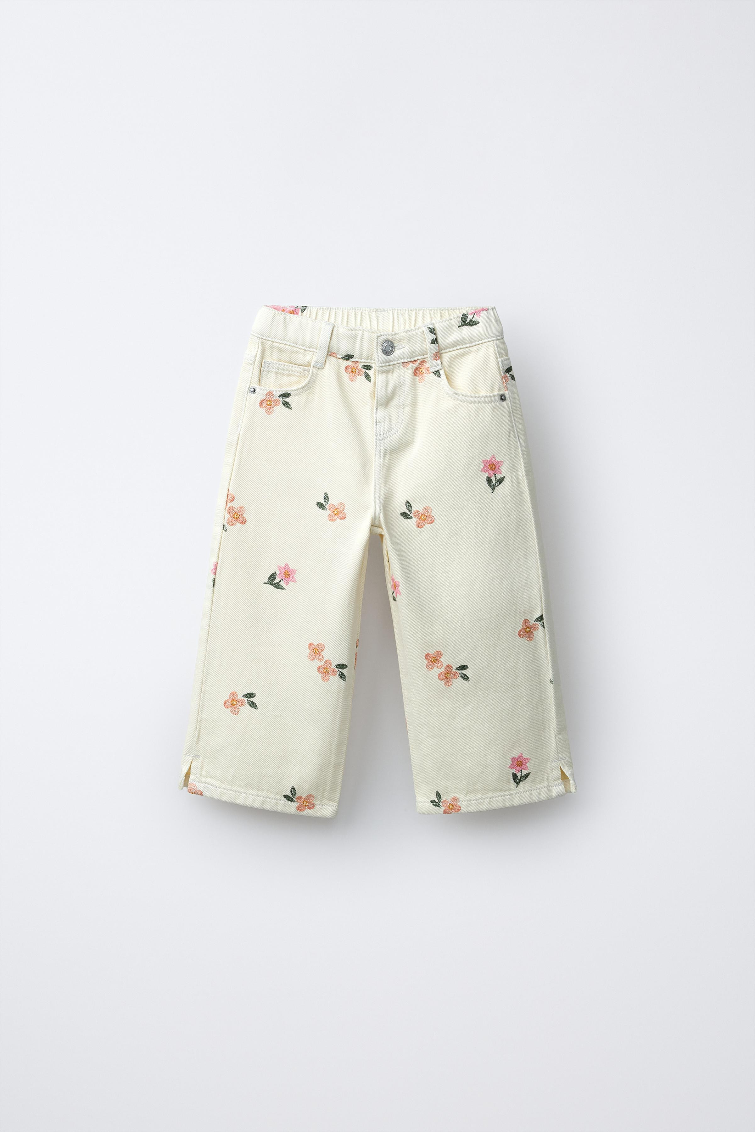 EMBROIDERED FLORAL TWILL JACKET | Zara Canada
