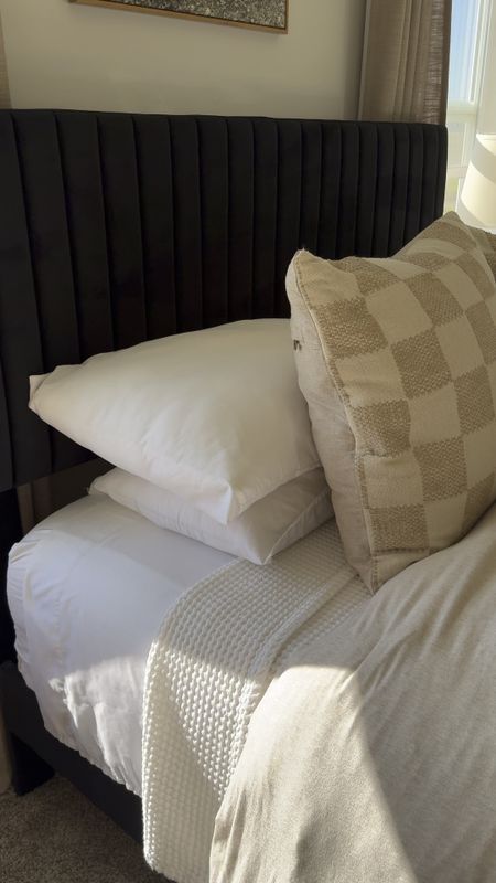 Black velvet bed frame! Affordable bed options from Amazon! 

#LTKhome #LTKVideo #LTKsalealert